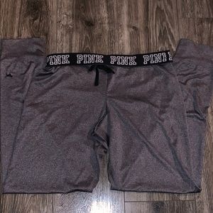 New PINK VS Stretch Joggers Sz Large